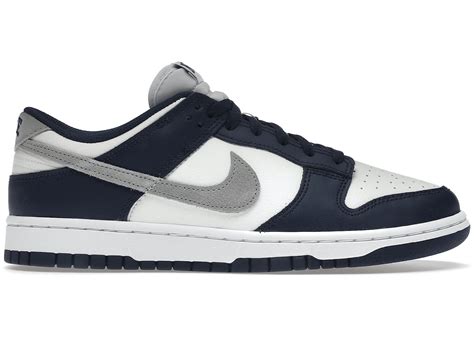 nike midnight navy and white dunks|Nike midnight navy dunk low.